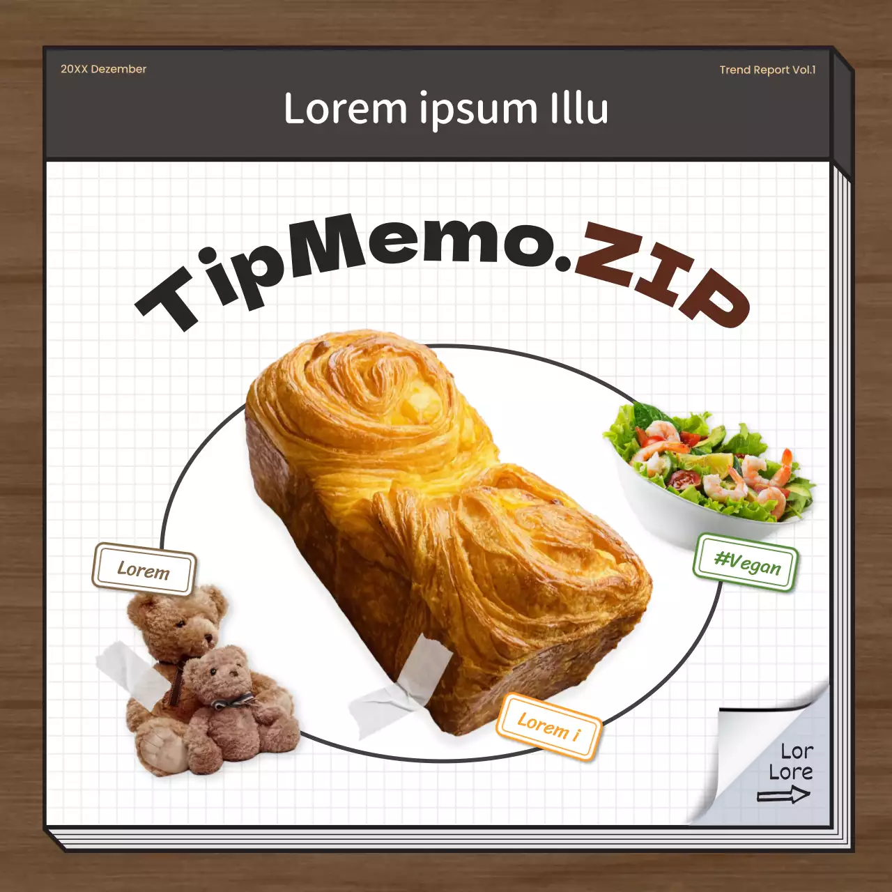 Ein Leitfaden für kitschige, trendige Noten in Braun und Grau