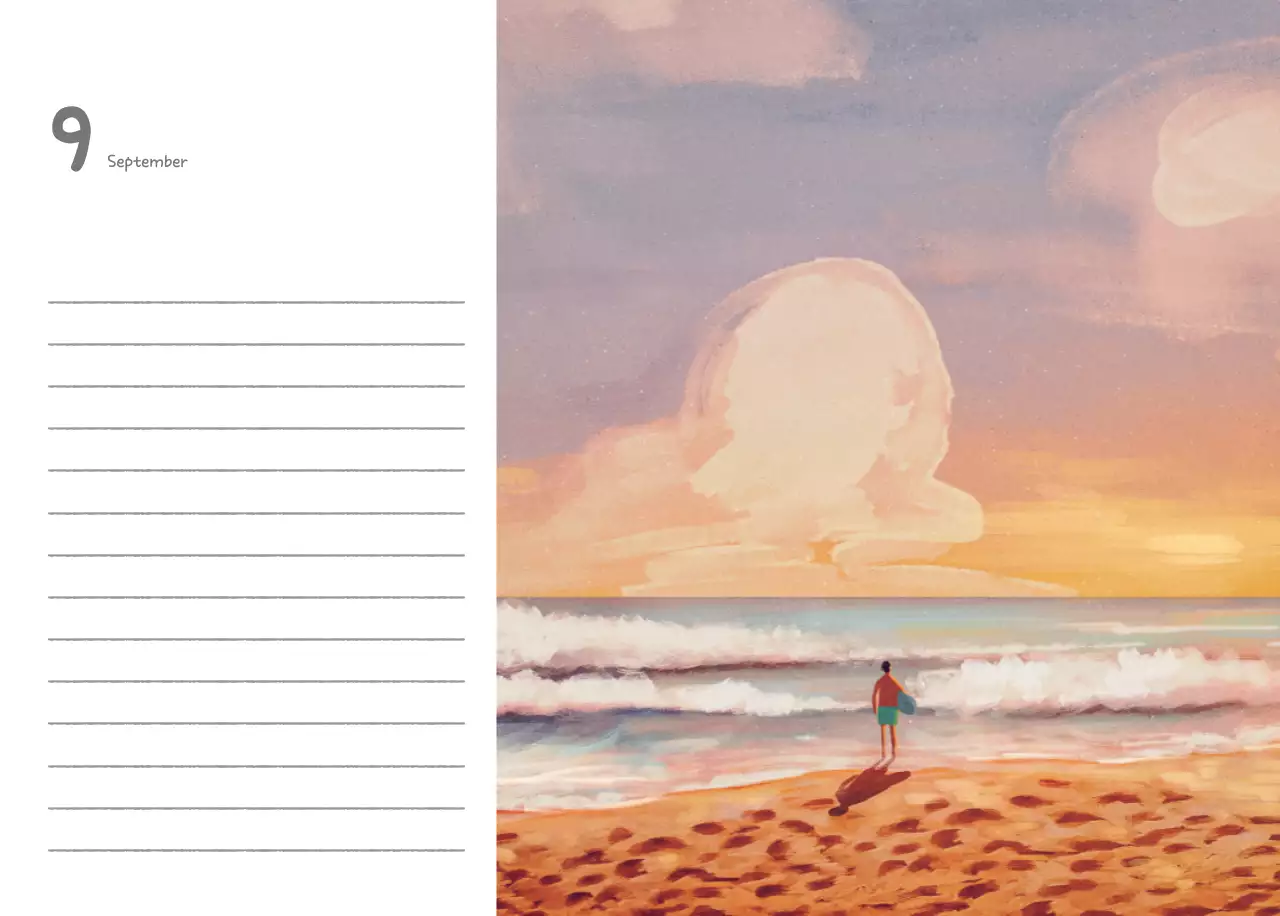 Schattige kalenders met schattige illustraties