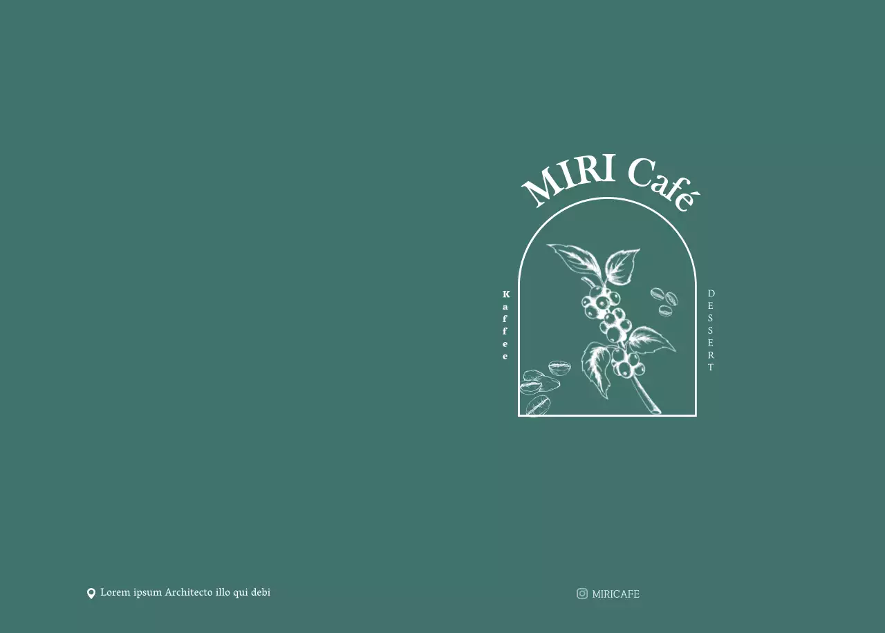 Cafe-Kalender mit Empfehlungen für das Getränk des Monats