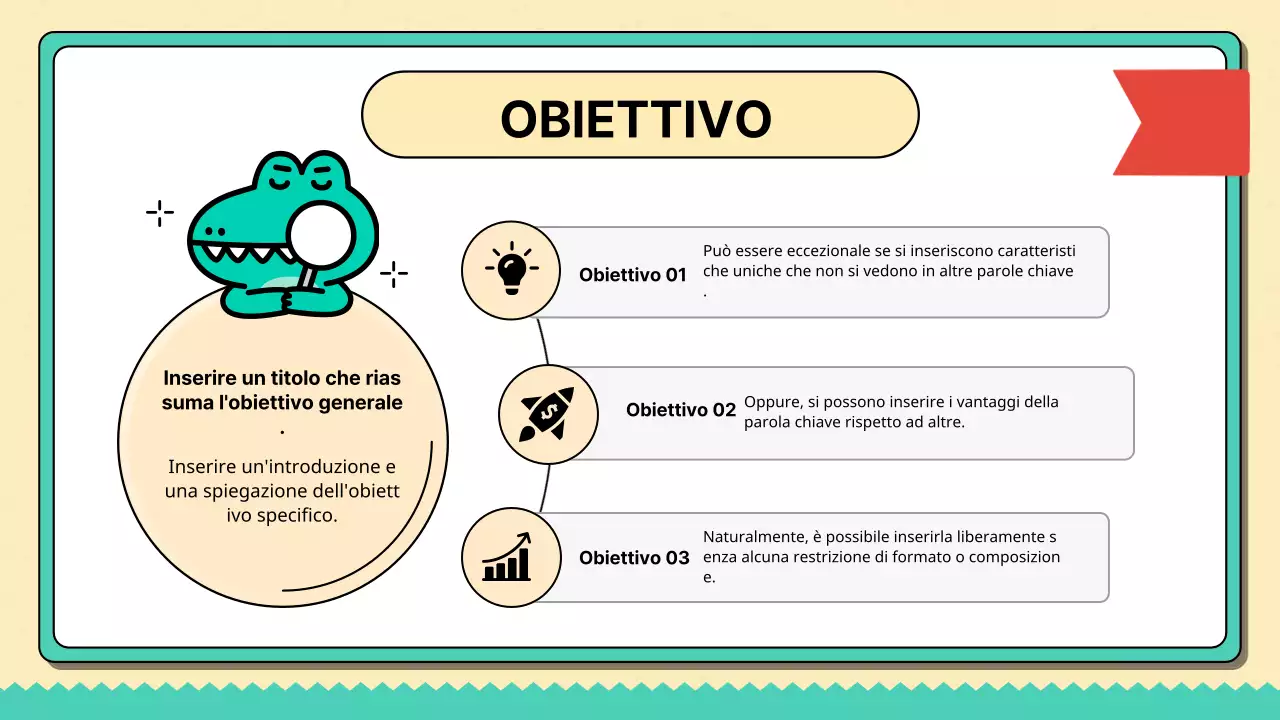 Relazione sugli appunti di marketing di tendenza beige e menta