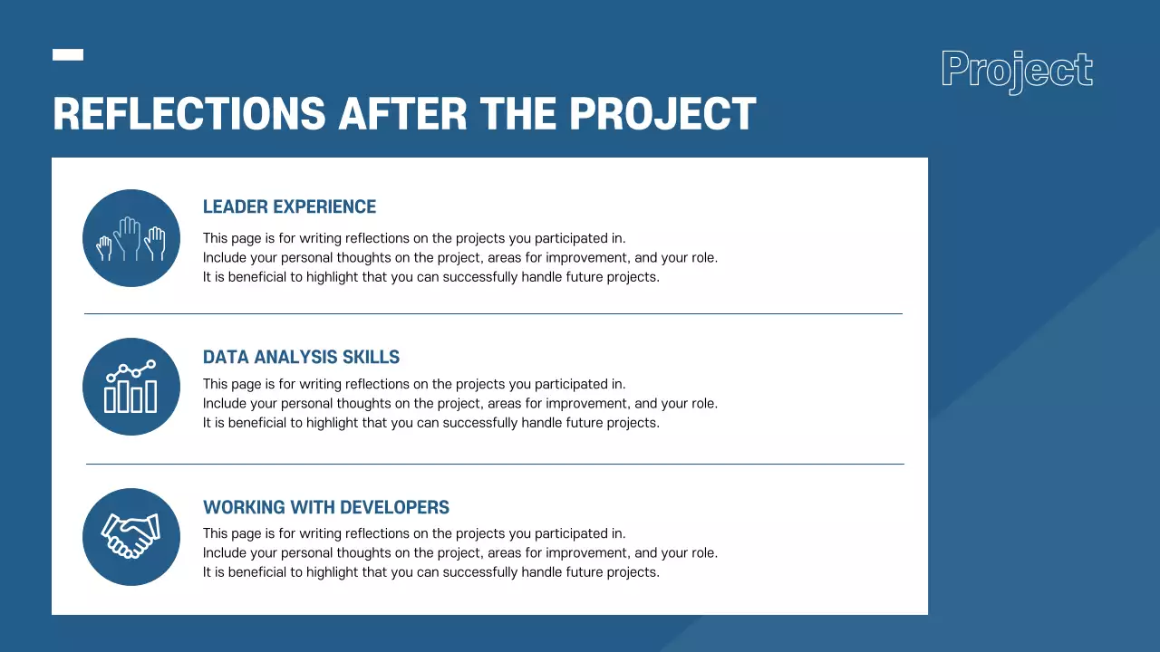 블루 프로페셔널 커리어 포트폴리오 프레젠테이션