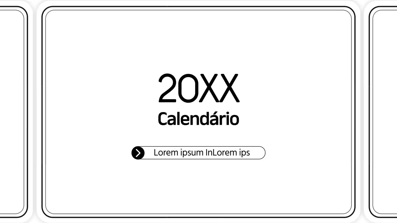 Um arco-íris de agendas de calendário na moda