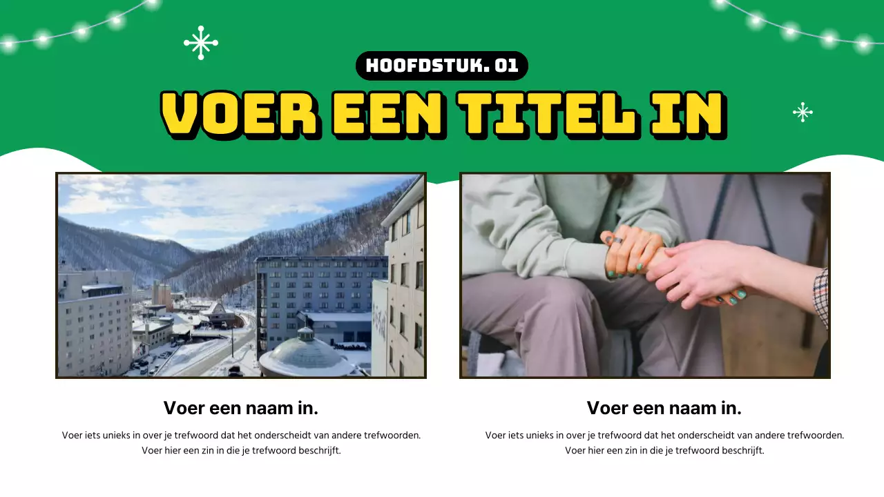 Trendy winter vrijwilligers trainingsmateriaal met een rode achtergrond