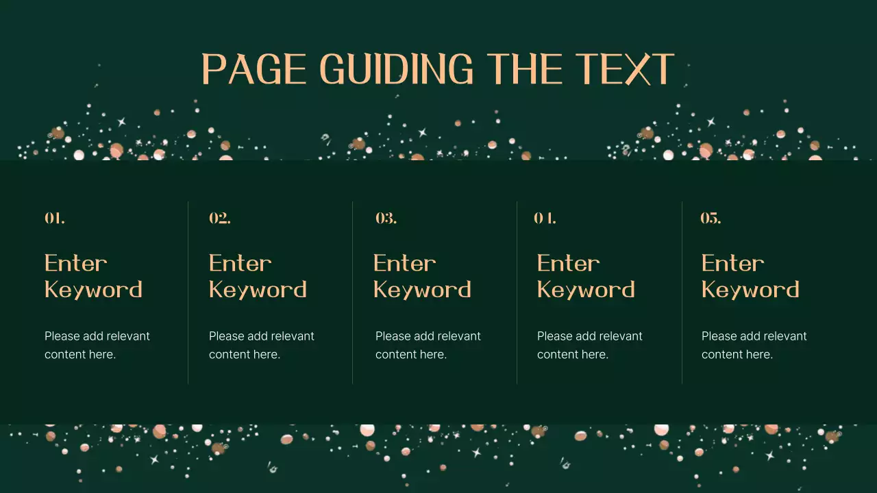 Green Elegant Christmas Template Presentation