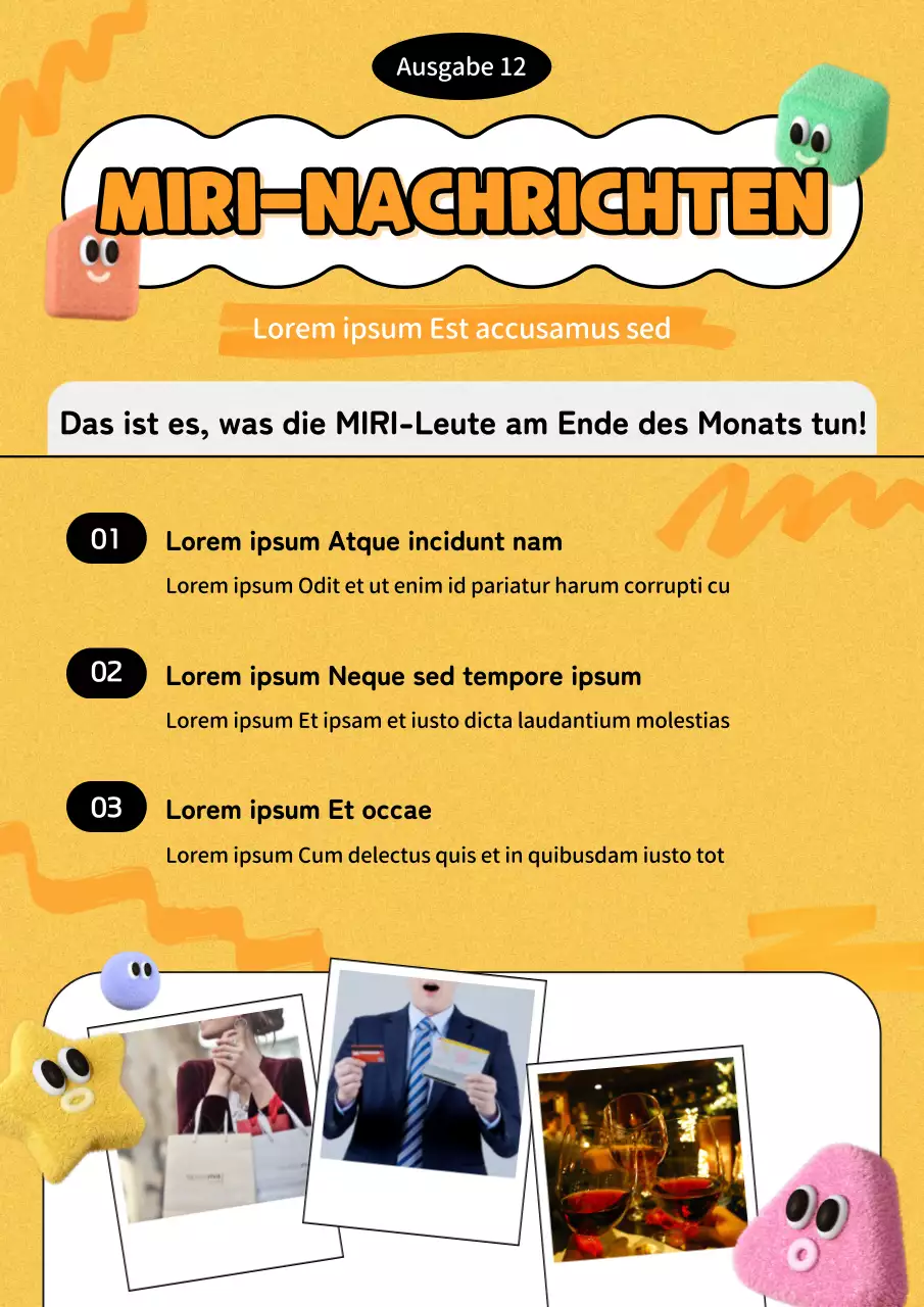 Der gelb-schwarze Newsletter für Unternehmensnachrichten