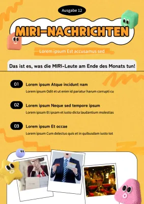 Der gelb-schwarze Newsletter für Unternehmensnachrichten