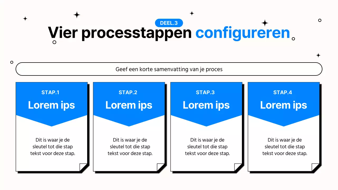 Eenvoudige blauw-zwarte kantoorwerkpresentatie