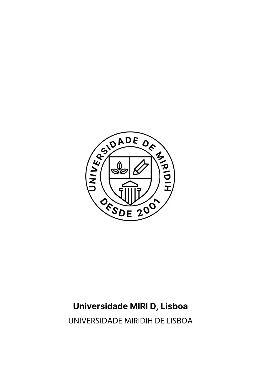 Listagem do símbolo do logótipo da universidade