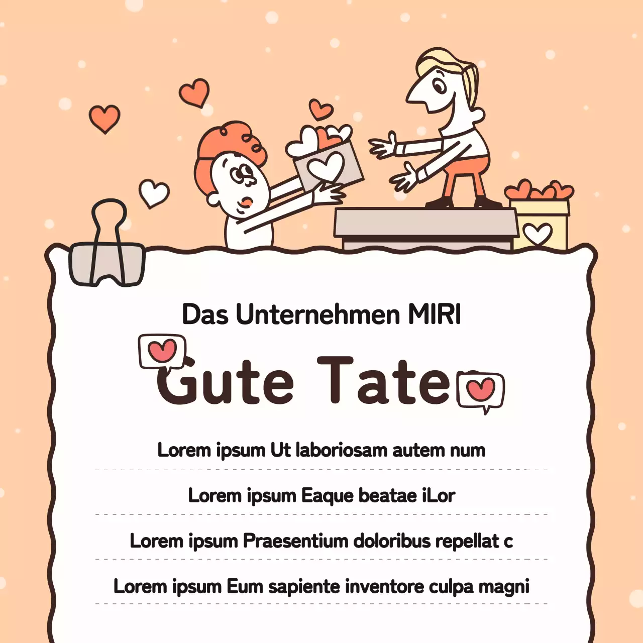 Werben Sie in Orange und Gelb für die guten Taten Ihres Unternehmens