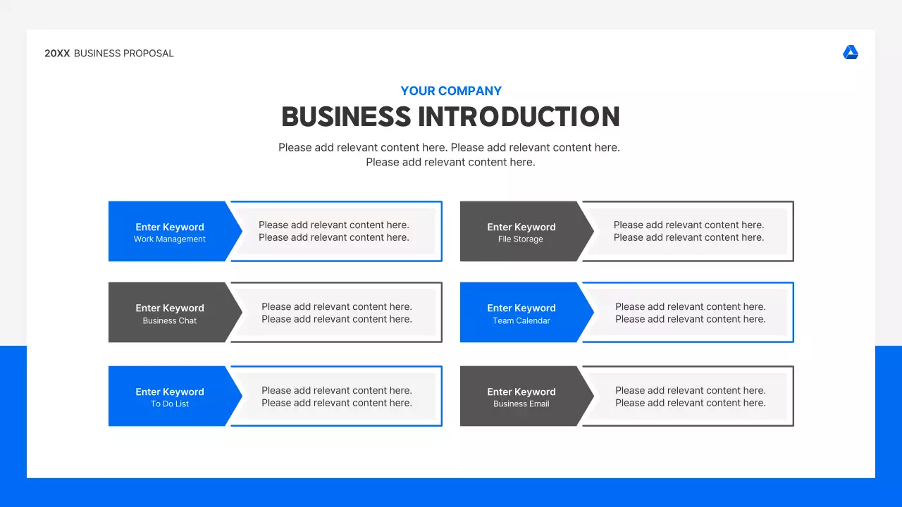 Blue Professional Business Proposal Presentation