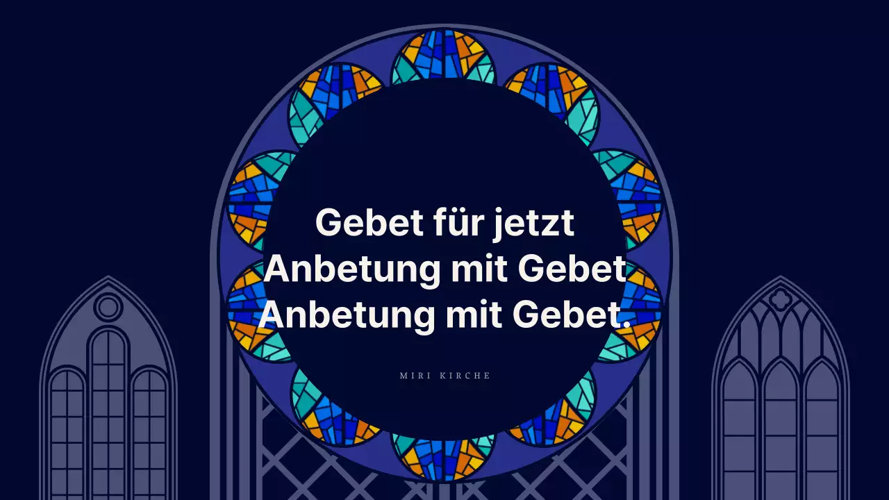 Ein Leitfaden für einfache Gottesdienste in Marineblau und Beige