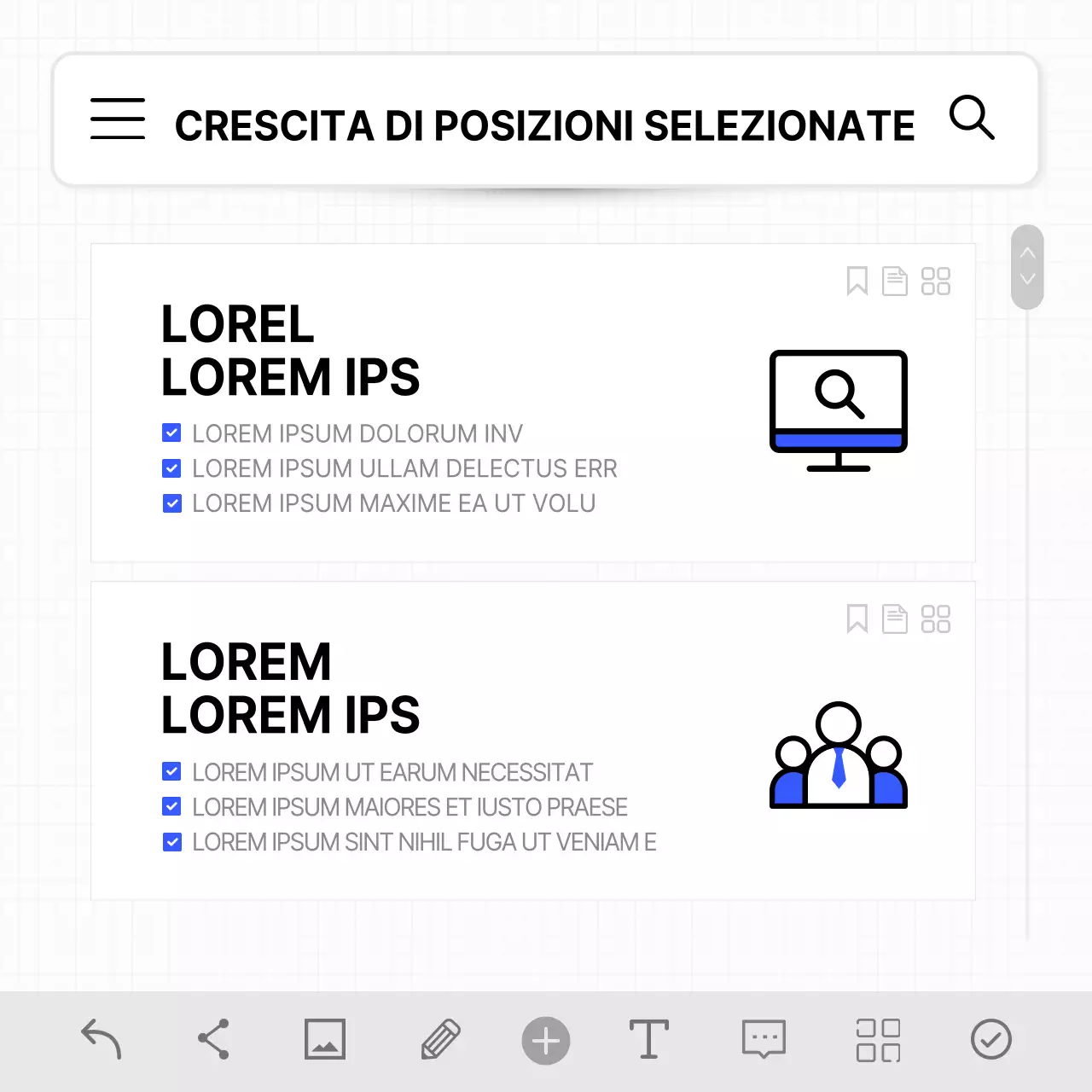 Informazioni sui consigli per la carriera in bianco e blu