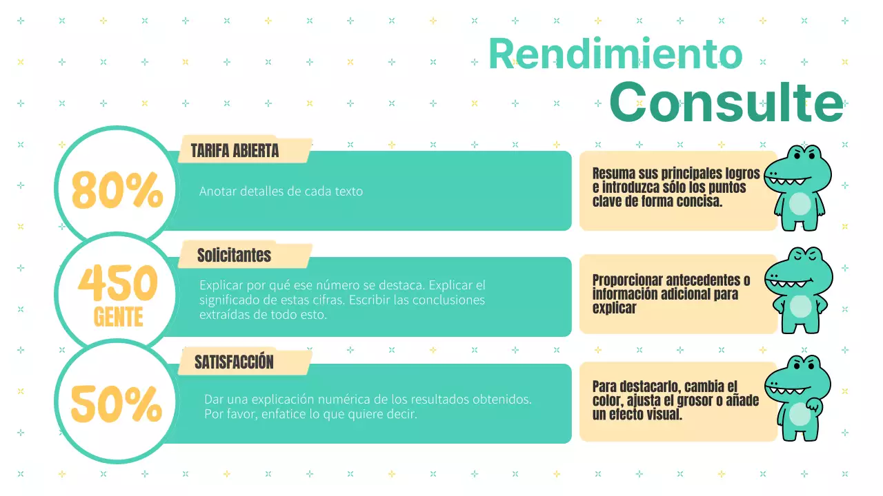 Informe sobre notas de marketing Kitsch en blanco y menta