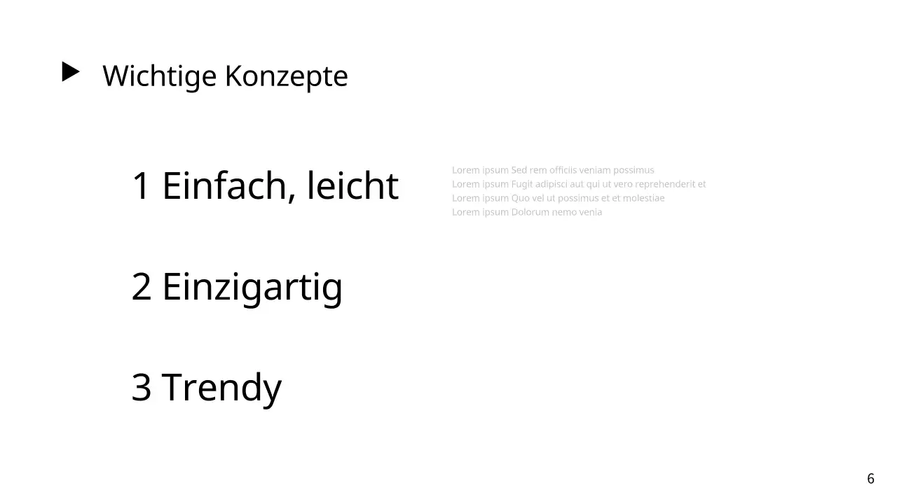 Ein weißer, einfacher Strategieberatungsbericht