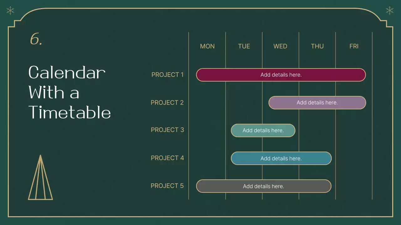 Green Elegant Christmas Event Presentation