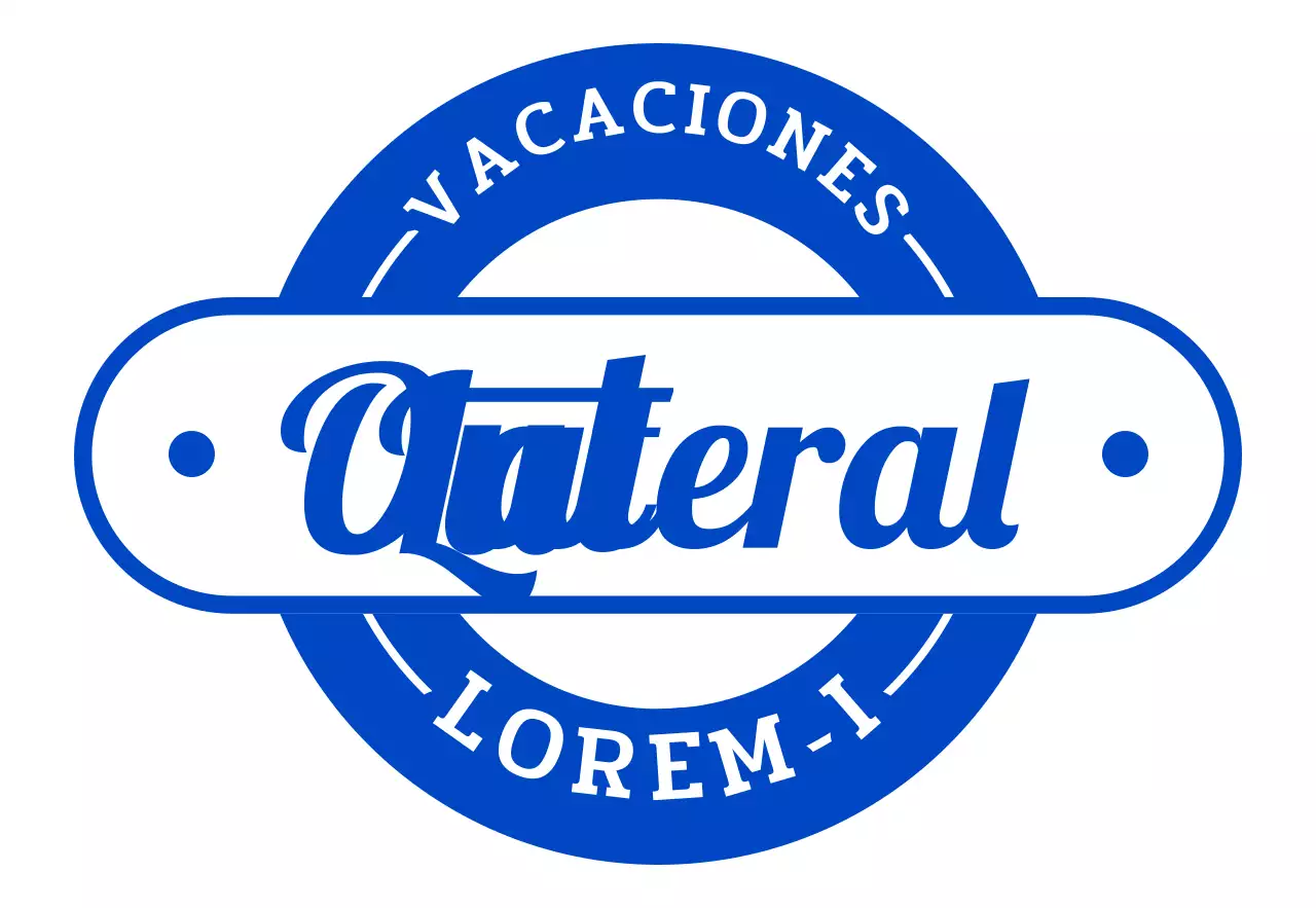 Cartel de cervecería de inspiración retro con tonos azules