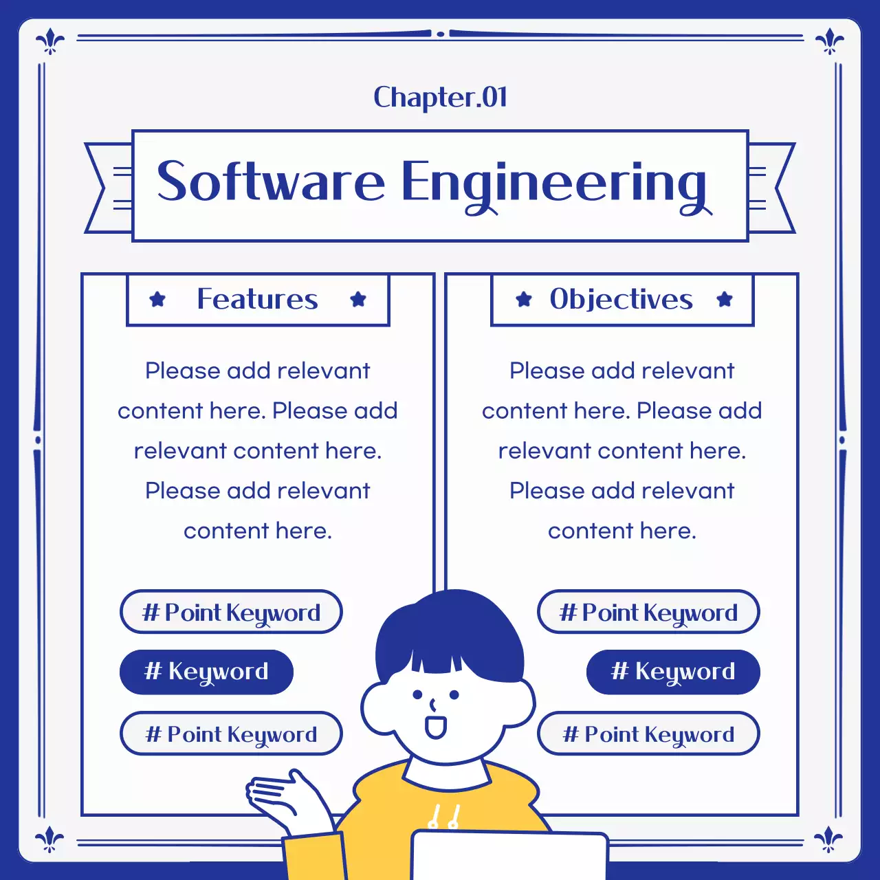 Blue Minimal Software Recruitment Instagram Carousel