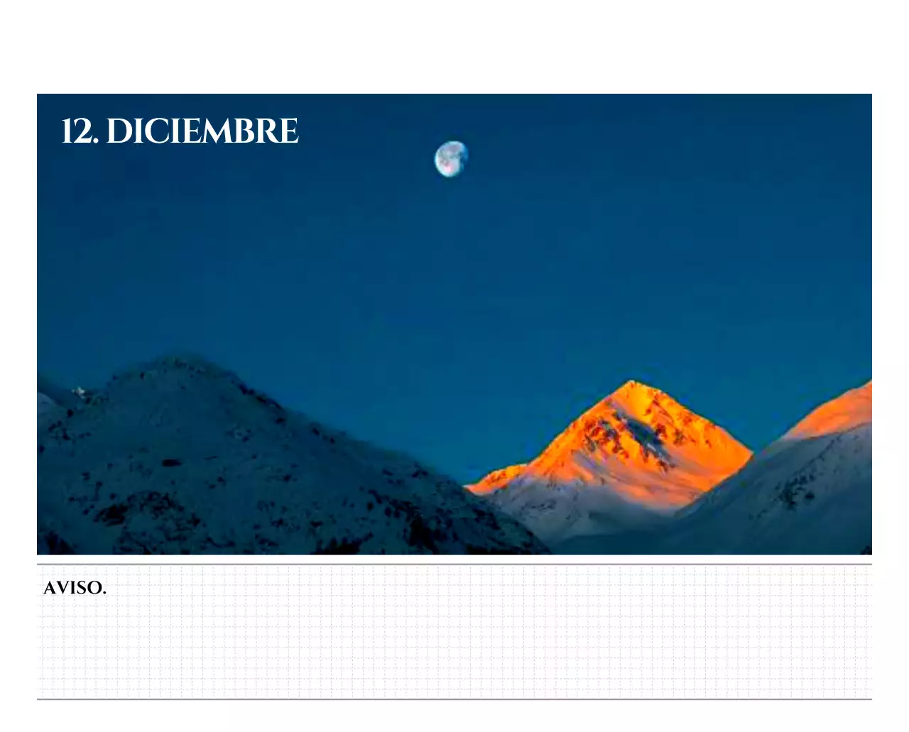 Calendario de pared de estilo sencillo con concepto de fotografía de viajes emocional en blanco y negro