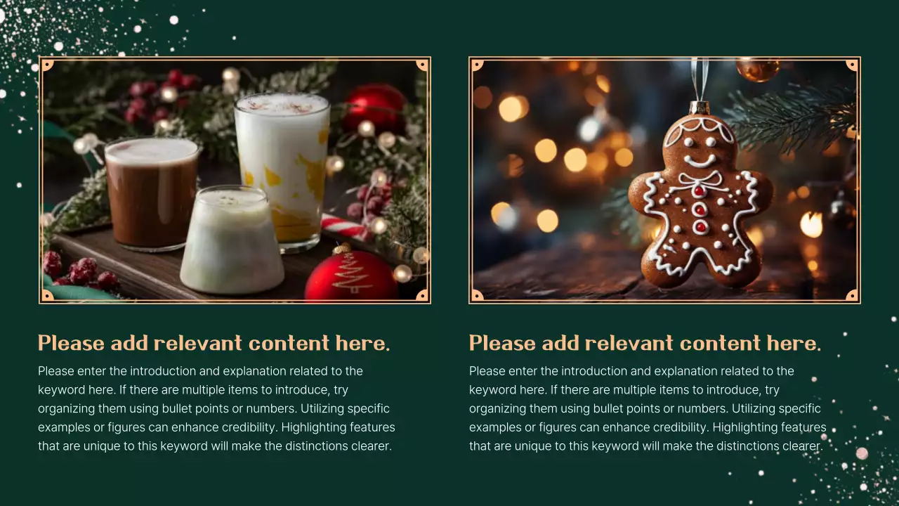 Green Elegant Christmas Template Presentation