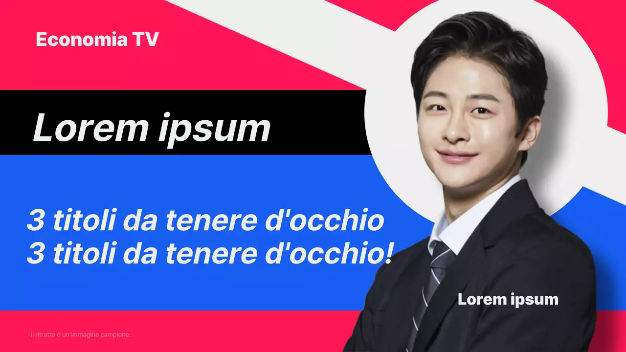 Le moderne scelte azionarie in rosso e blu