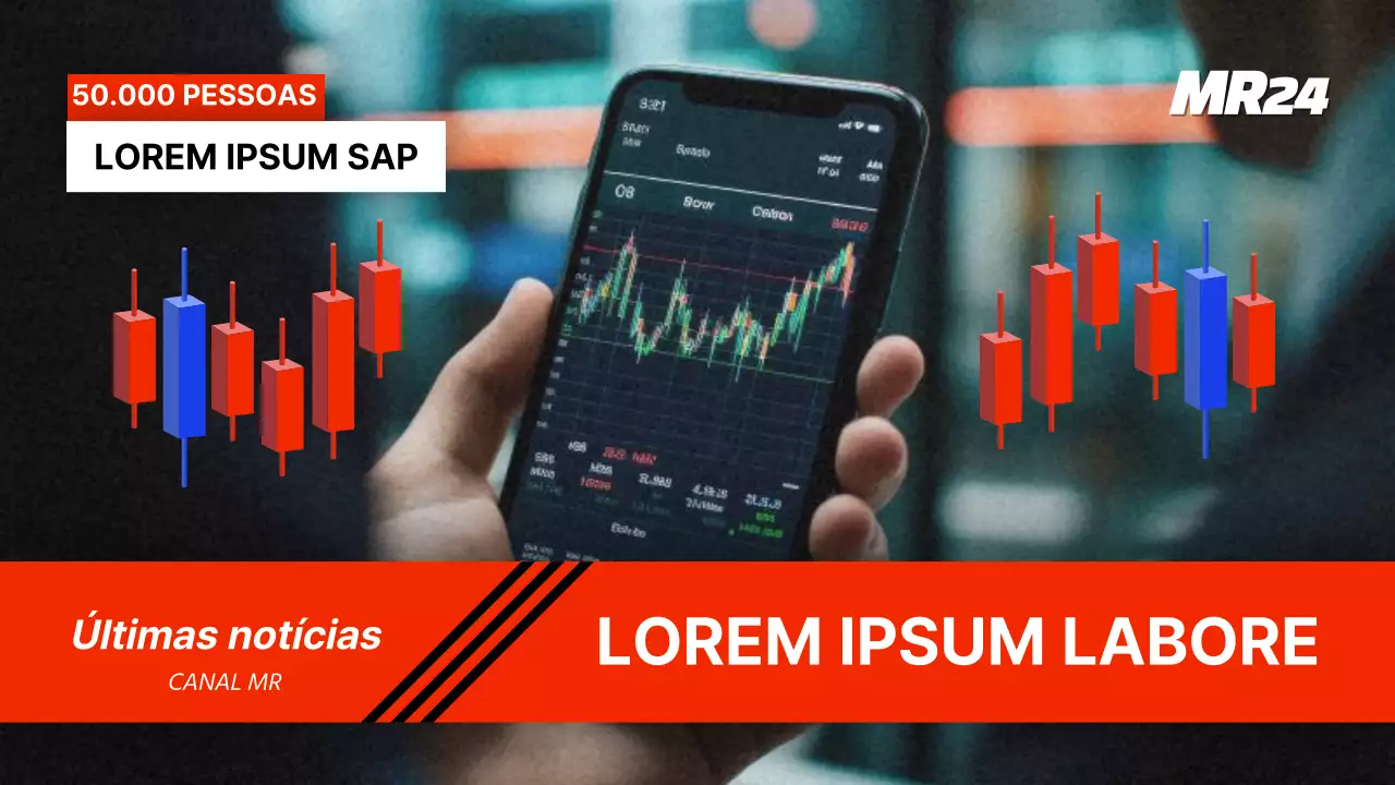 Informação sobre ofertas públicas de paródia a vermelho e branco