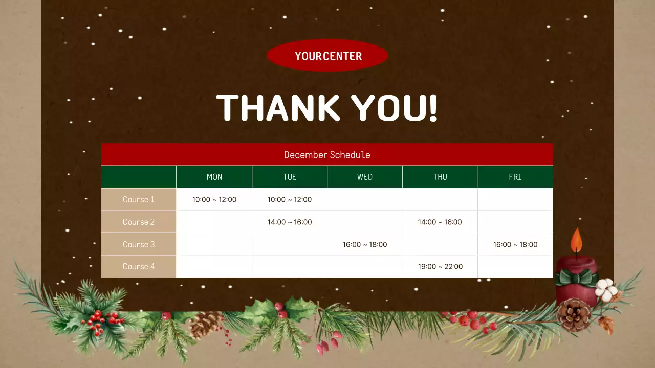 Brown Festive Winter Guide Presentation