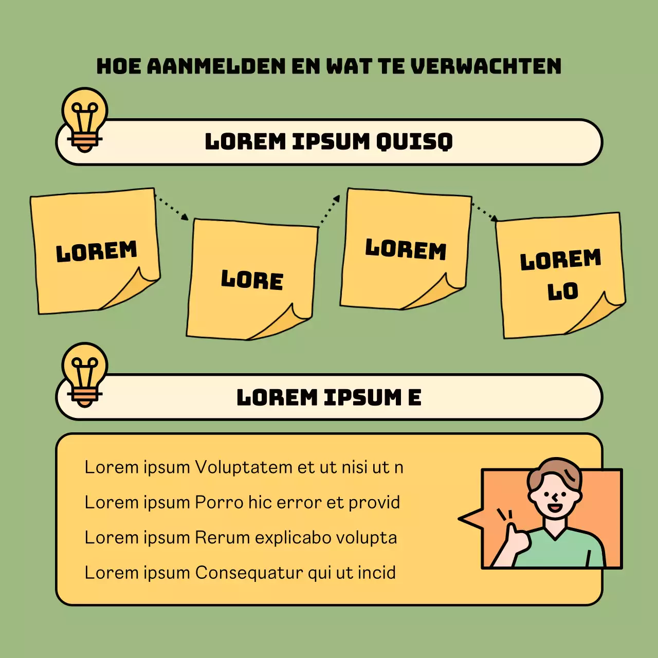 De werving van studenten voor het gele centrum voor levenslang leren bevorderen