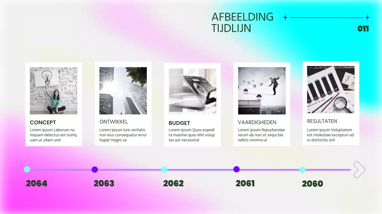 Roze en fluorescerende trendy lay-outrapport met meerdere pagina's