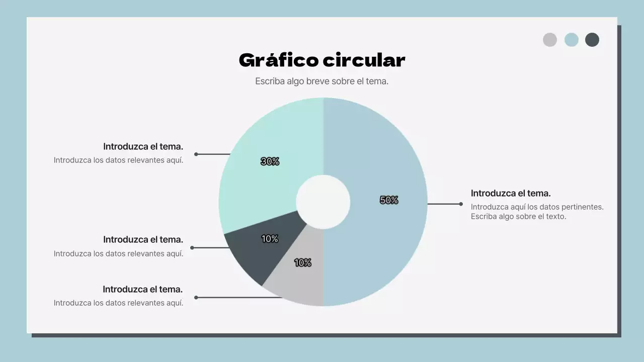 Informe de diseño multipágina clásico en azul cielo y blanco