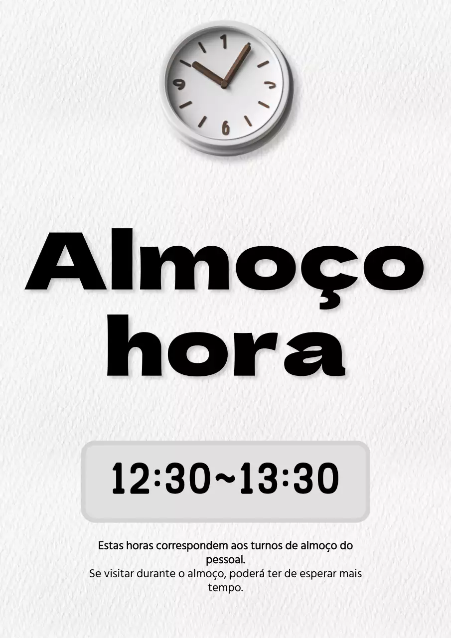 Um guia simples para a hora do almoço a branco e preto