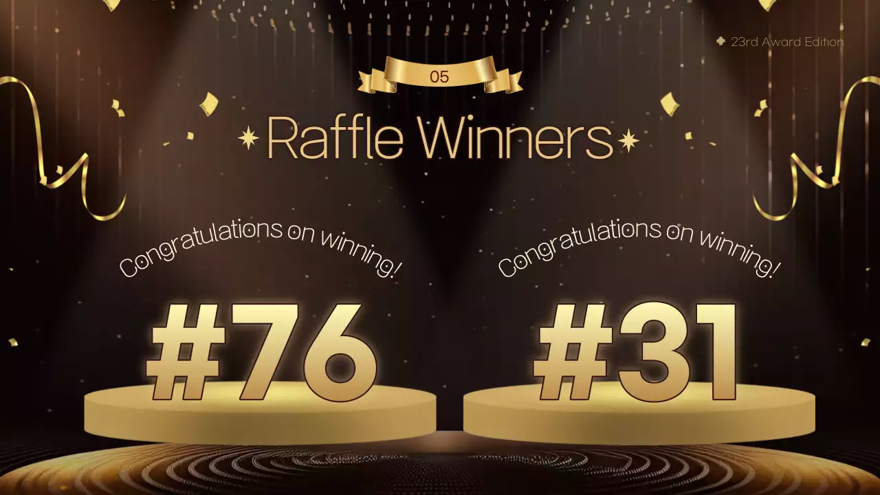 골드 엘레강트 이벤트 템플릿 프레젠테이션