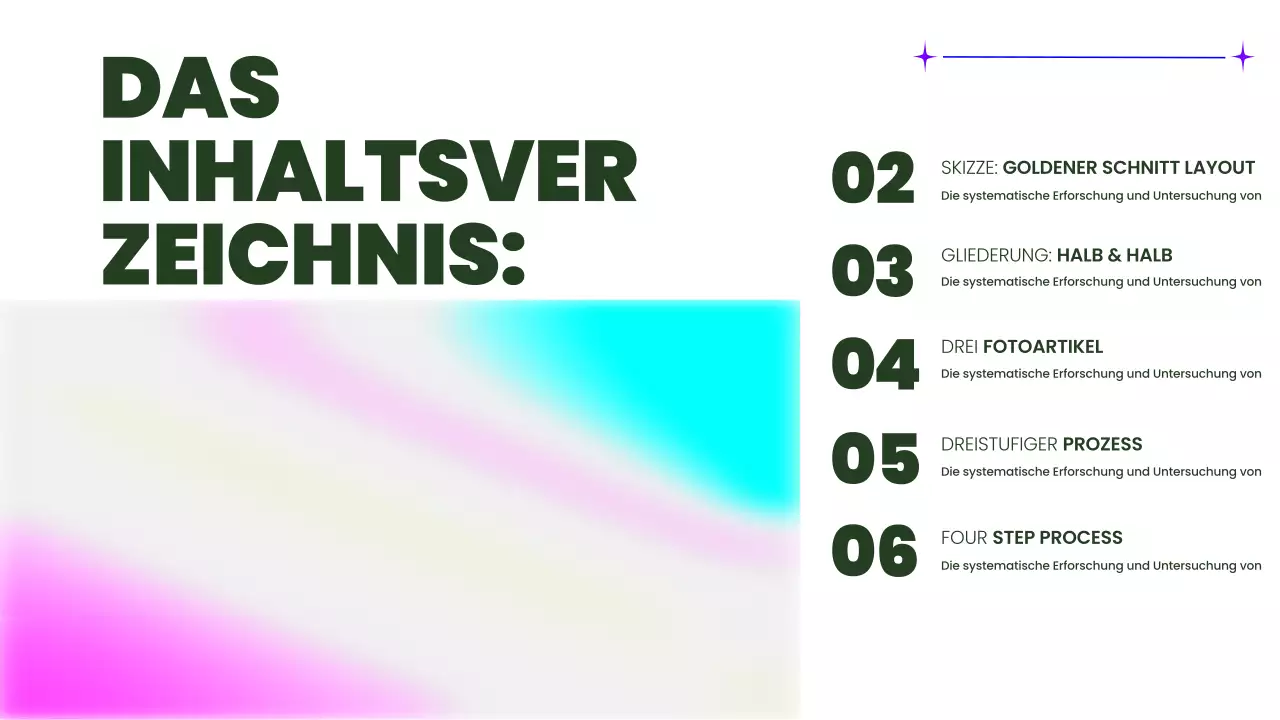 Rosa und fluoreszierend Trendy Multipage Layout Report