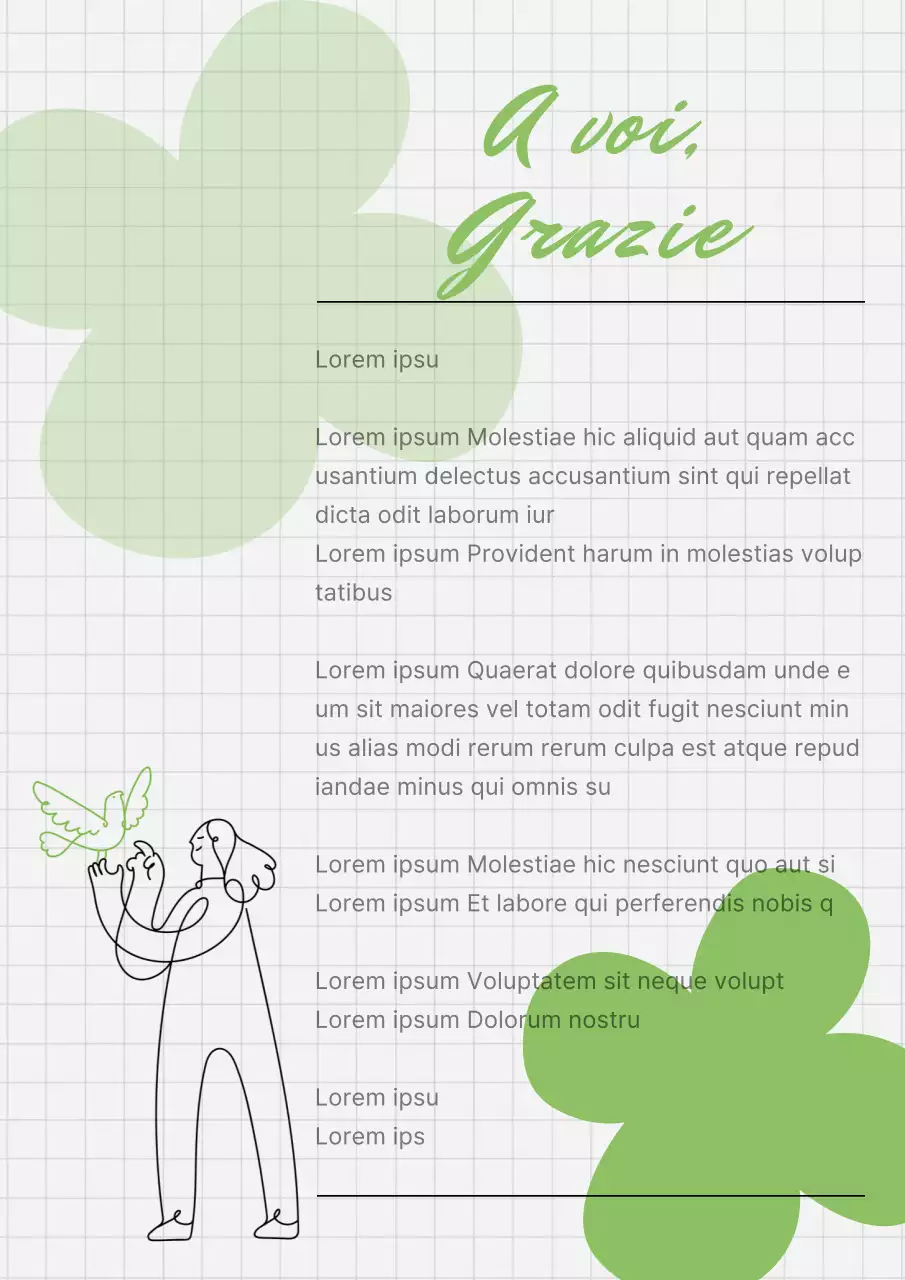 Invito a lettera moderno in grigio e chartreuse