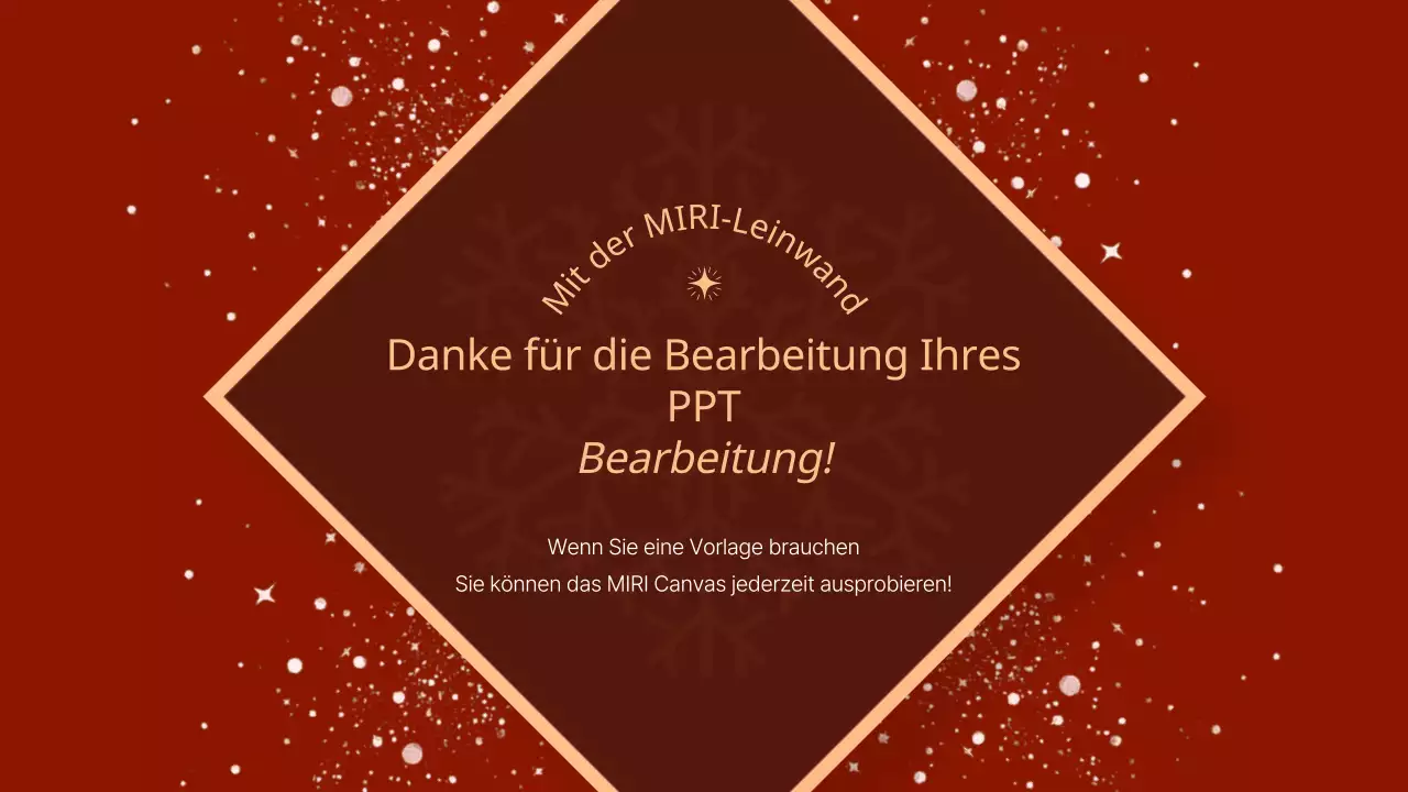Eine luxuriöse Präsentation für ein Weihnachtsfest in Rot und Braun