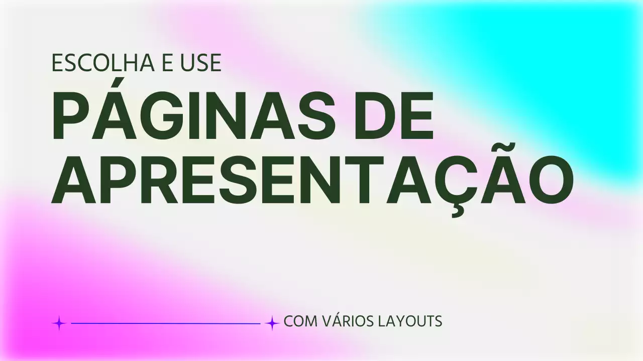 Relatório de apresentação multipáginas cor-de-rosa e fluorescente na moda
