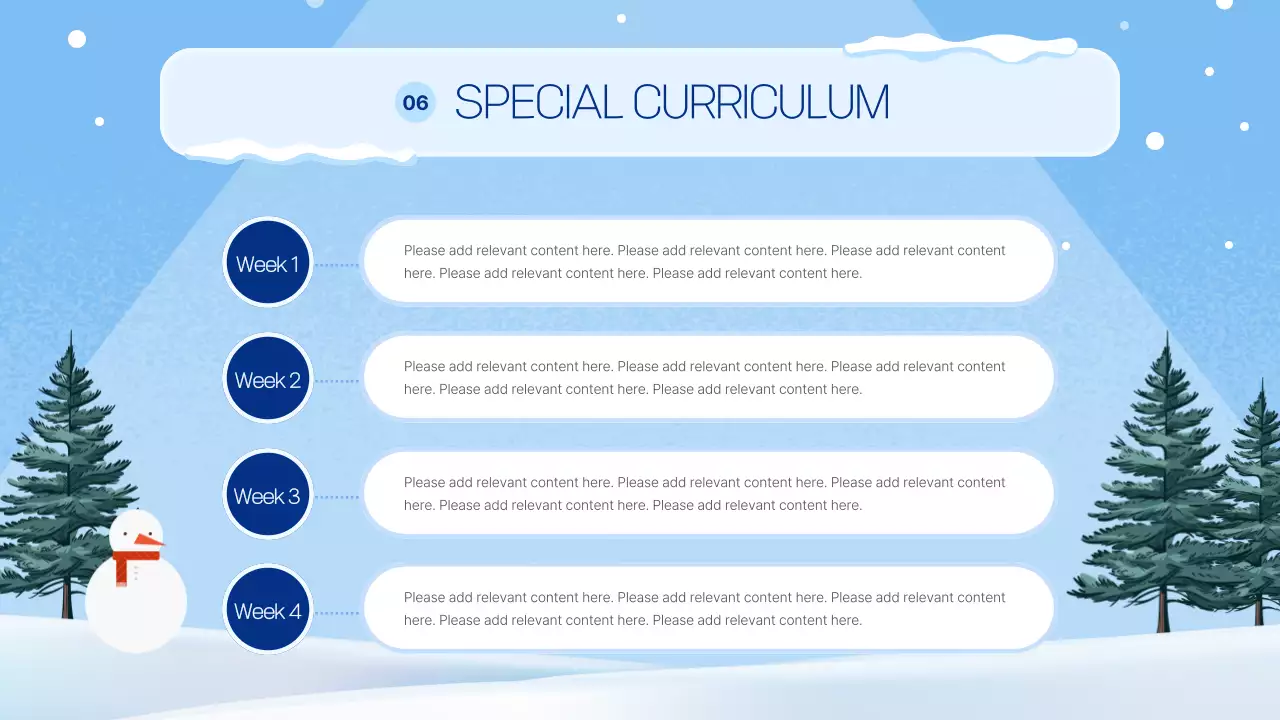 블루 모던 휴가 오리엔테이션 가이드 프레젠테이션