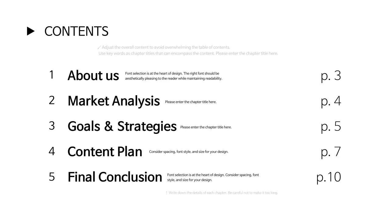 White Professional Business Plan Presentation