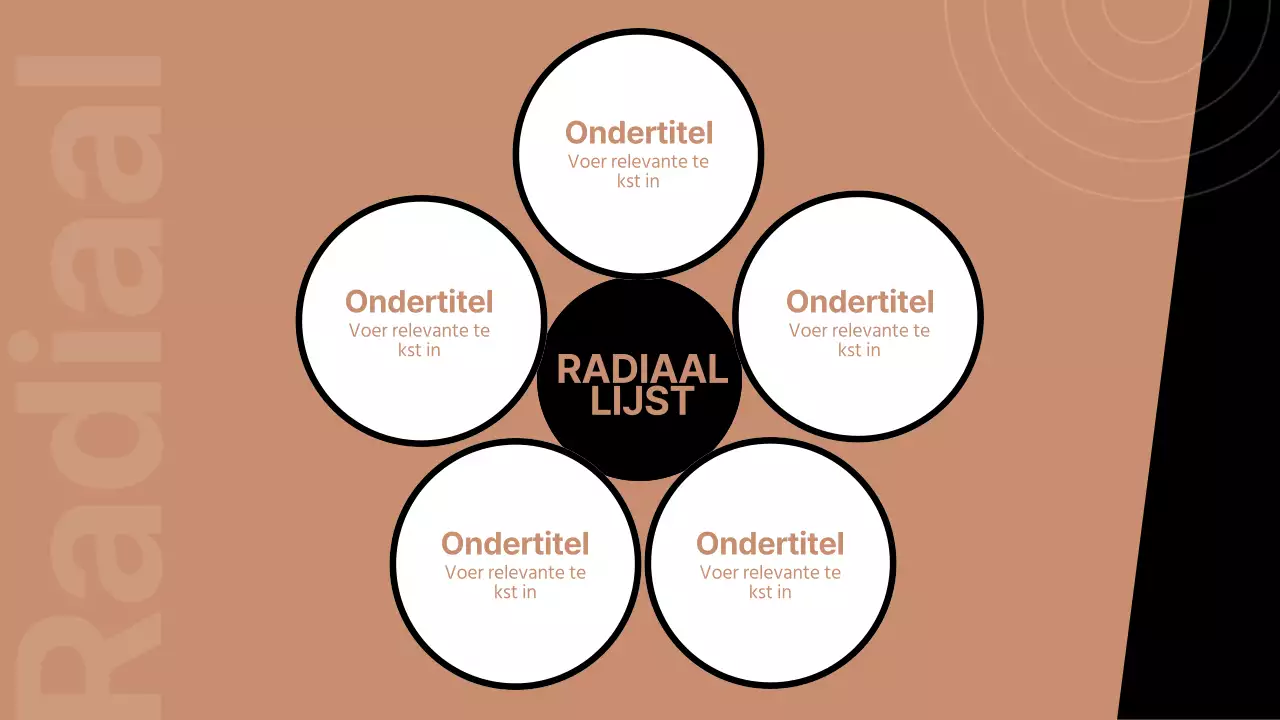 Bruin en Zwart Minimal Multiple Layout Pagina's Rapport