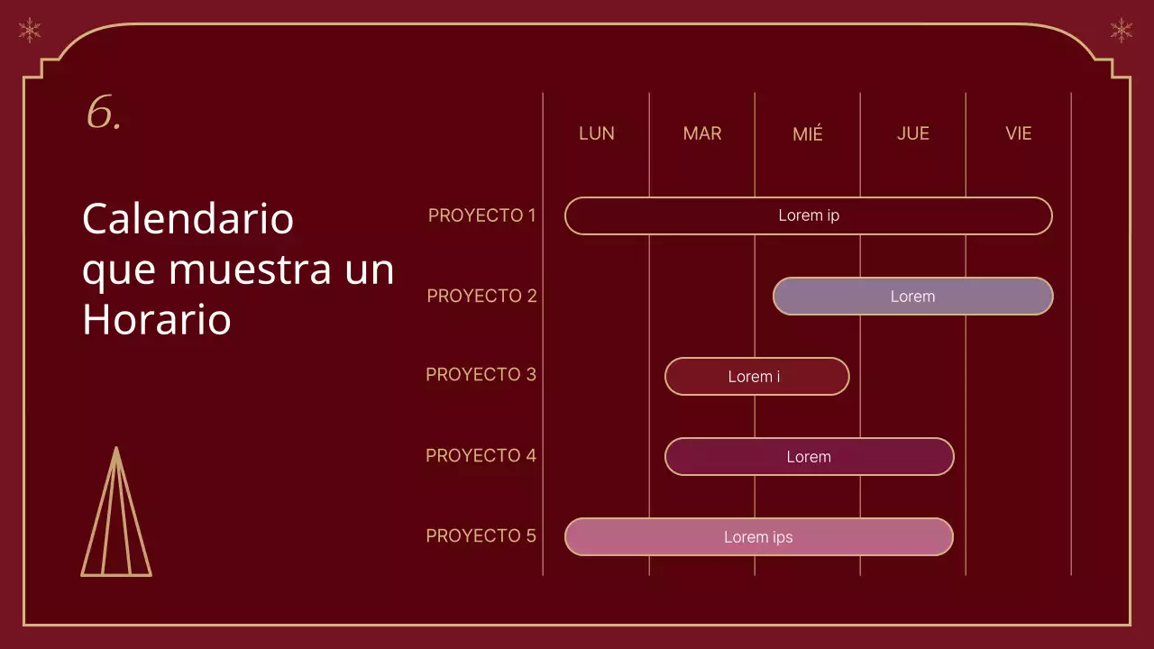 Un reportaje navideño clásico en rojo y beige