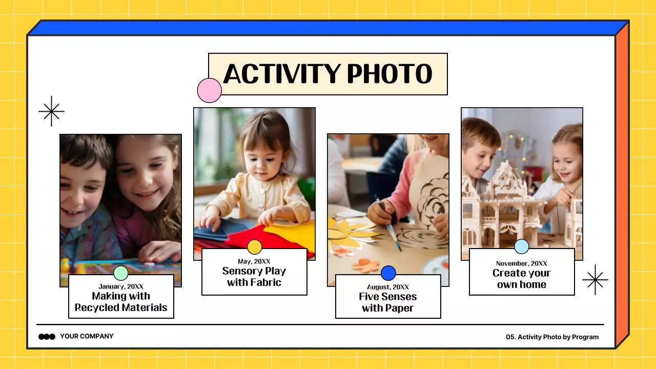 옐로우 플레이풀 강사 포트폴리오 프레젠테이션