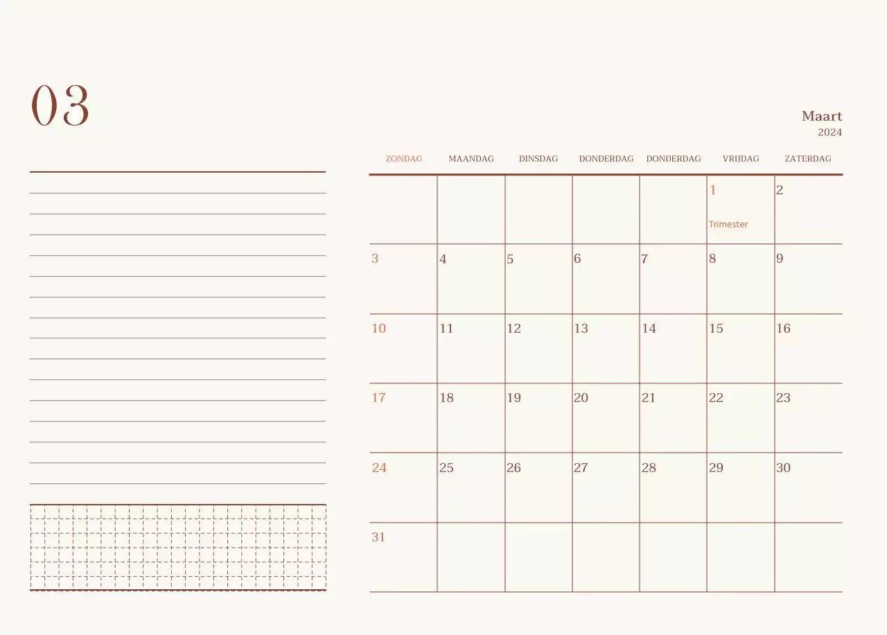 Emotionele fotolay-out voor café in beige en bruin