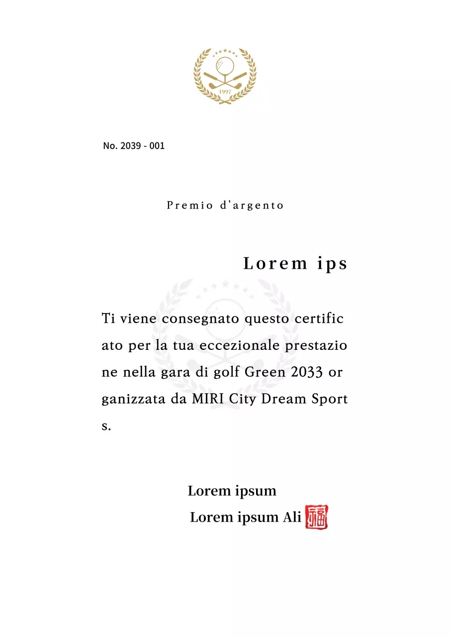 Premi sportivi con Golf Illustrated per un tocco di classe