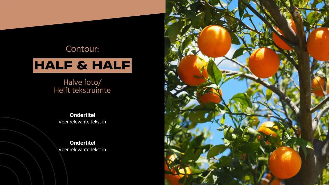 Bruin en Zwart Minimal Multiple Layout Pagina's Rapport