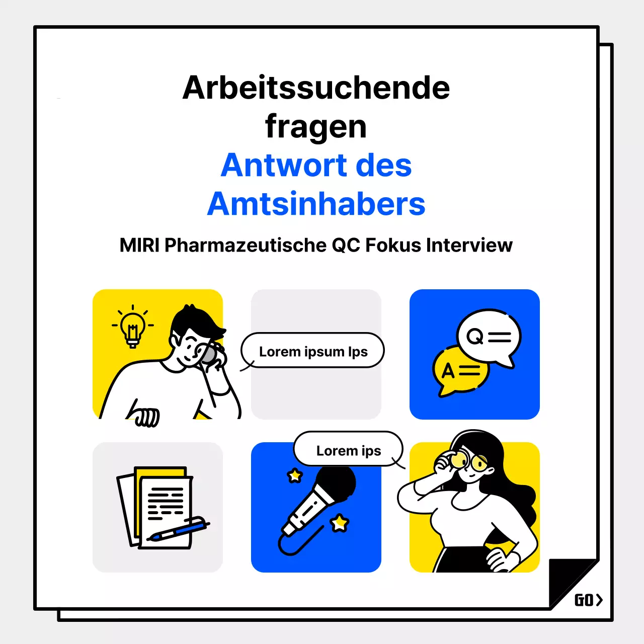 Blue's einfache Tipps für Vorstellungsgespräche für etablierte Mitarbeiter