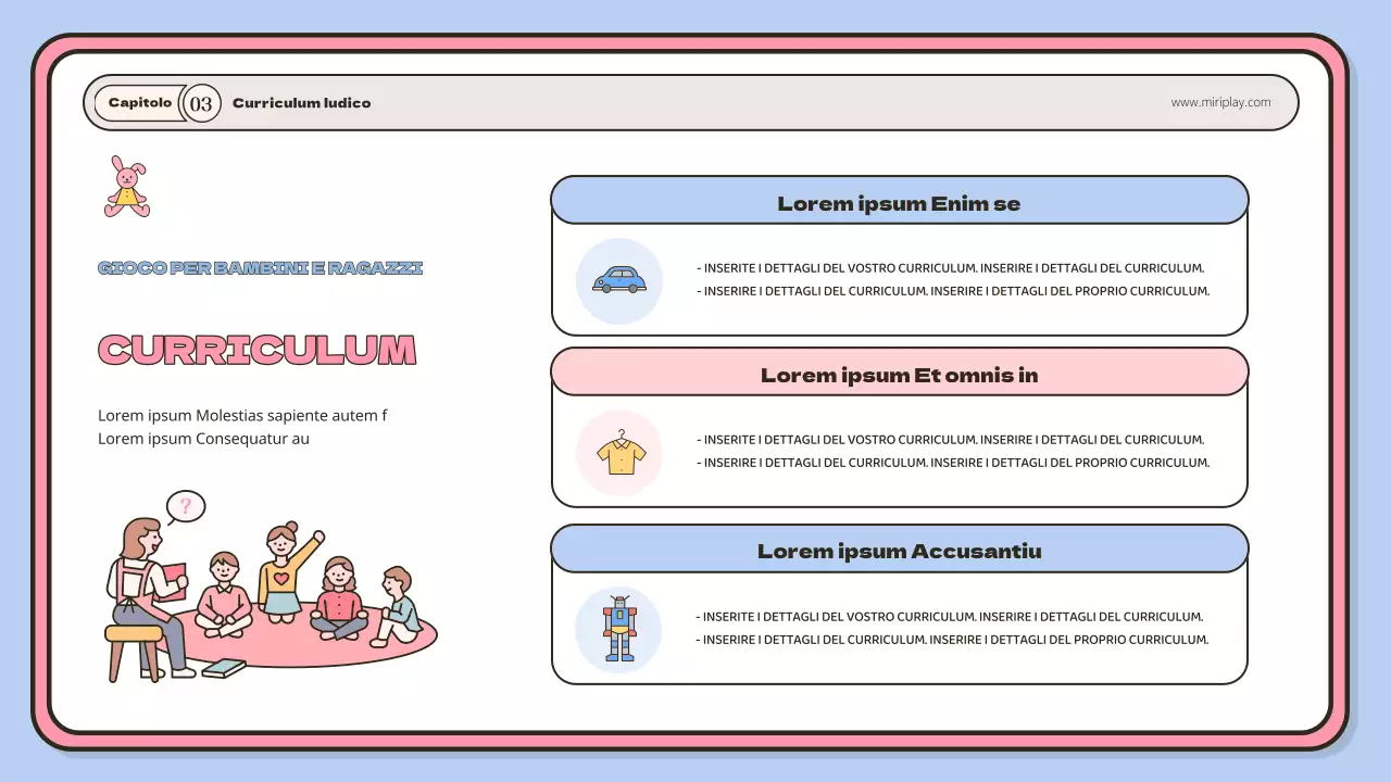 Una simpatica cartella per istruttori di bambini e bambine in azzurro e rosa.