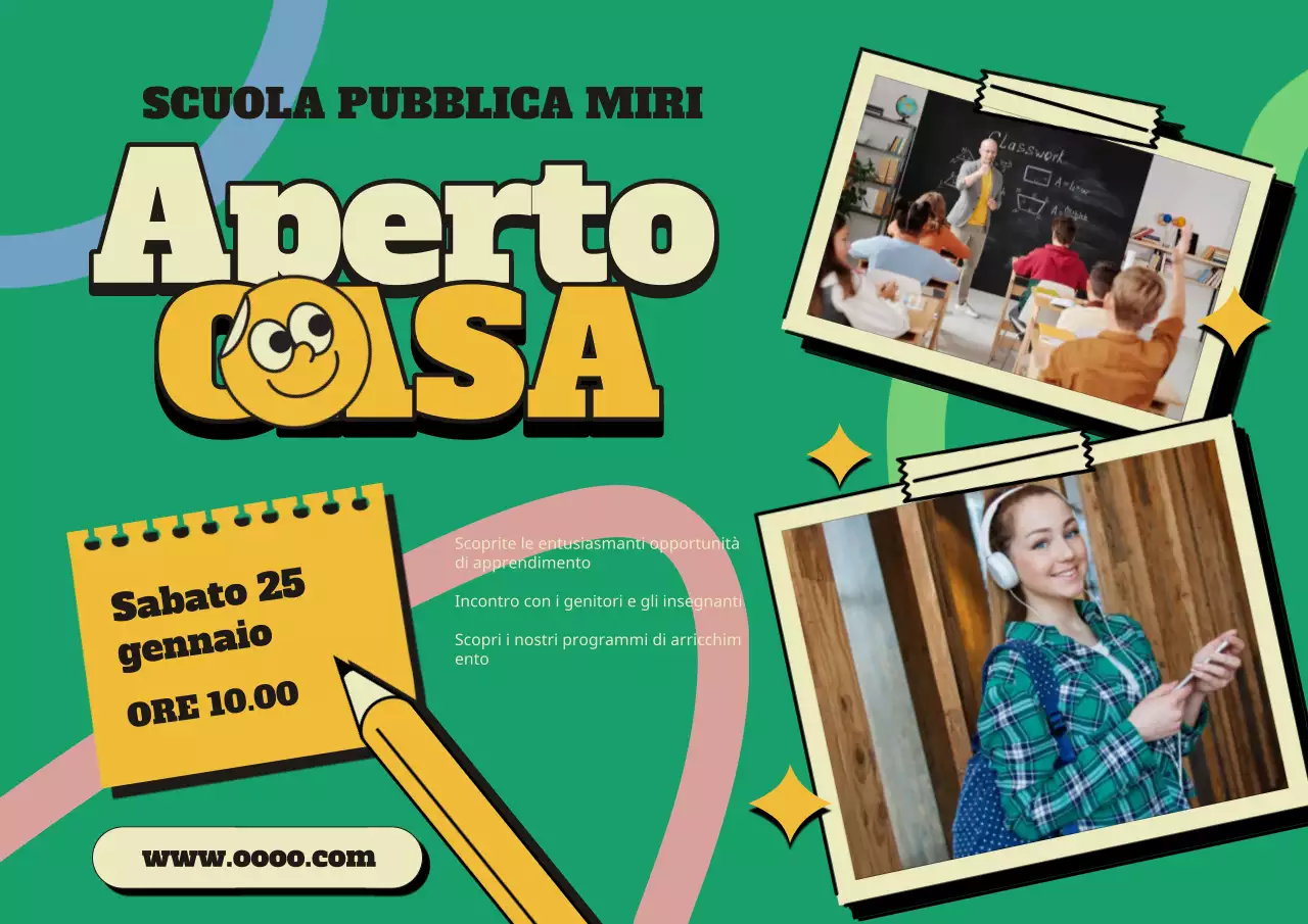 Promuovere un OPEN HOUSE verde e retrò