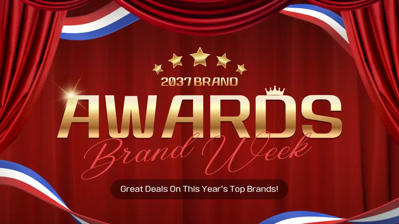 Red Elegant Awards Promotion YouTube Thumbnail