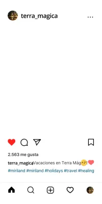 Una sencilla zona de fotos para redes sociales Instagram