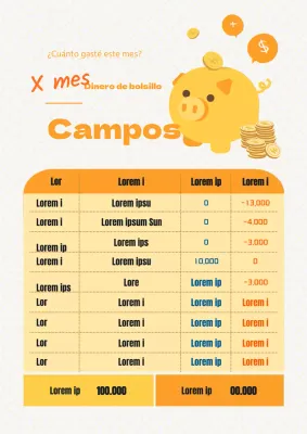 Agenda de bolsillo amarilla sencilla