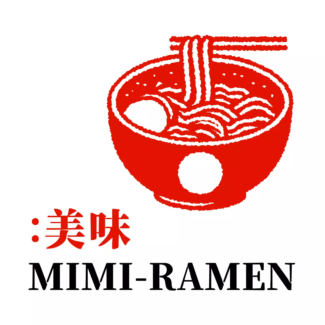 ヴィンテージ感のあるラーメン屋さんの店舗サイン